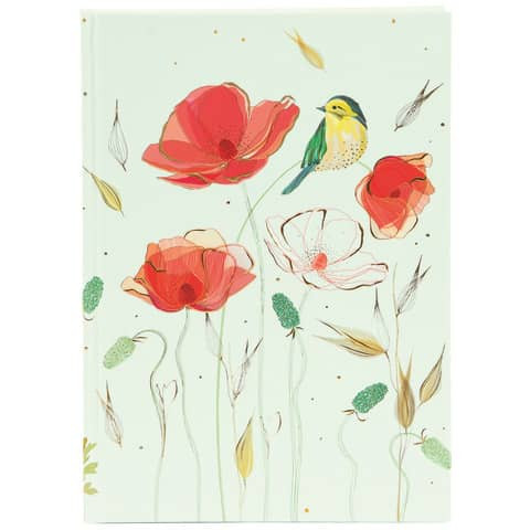 Notizbuch Tender Flowers - A5, blanko, 200 Seiten