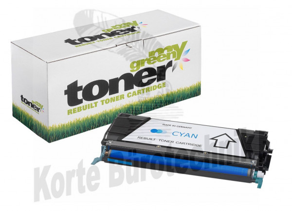 my green toner Toner-Kit cyan HC (161377) ersetzt C748H1CG, X748H1CG, 24B5701