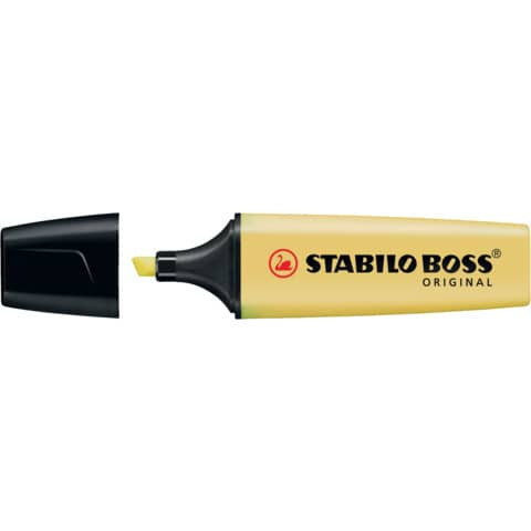 Textmarker - BOSS ORIGINAL Pastel - Einzelstift - pudriges Gelb