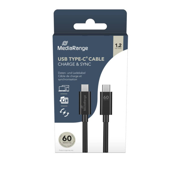 USB Type-C Lade- und Datenkabel USB 3.0 schwarz