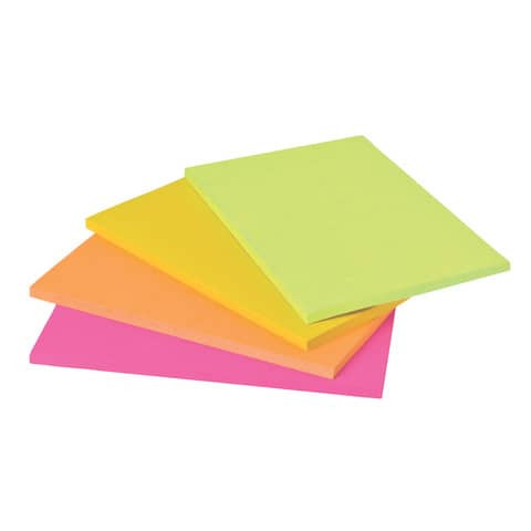 Haftnotizblock Super Sticky Meeting Notes, 203x152mm, 4x45 Blatt, neon POST-IT 6845-SSP