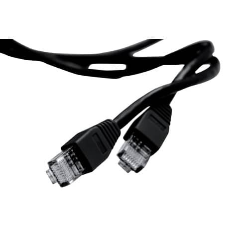 Netzwerk Patchkabel CAT6, 10 m, RJ 45, schwarz