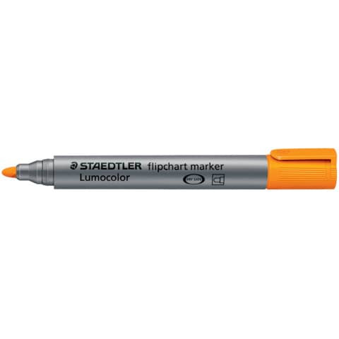 Flipchartmarker Lumocolor 2mm orange STAEDTLER 356-4 nachfüllbar Rundspitze