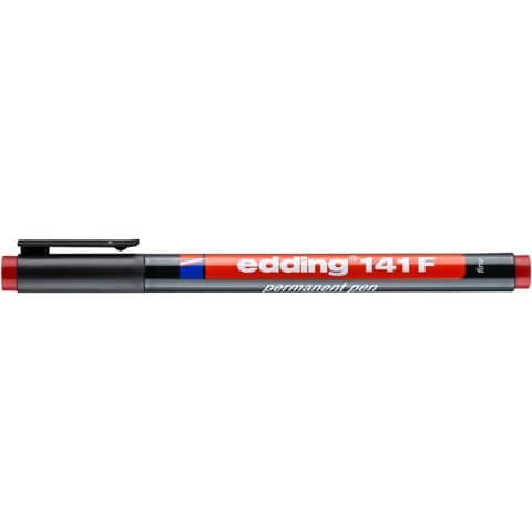 Folienstift 141F rot EDDING 4-141-002 permanent