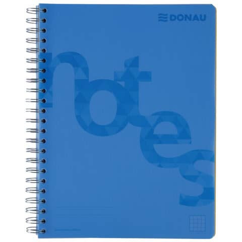 Collegeblock PP Cover - A4, kariert, blau