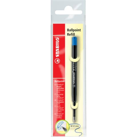 Kugelschreiber - Großraummine - Ballpoint Refill - Einzelmine - blau