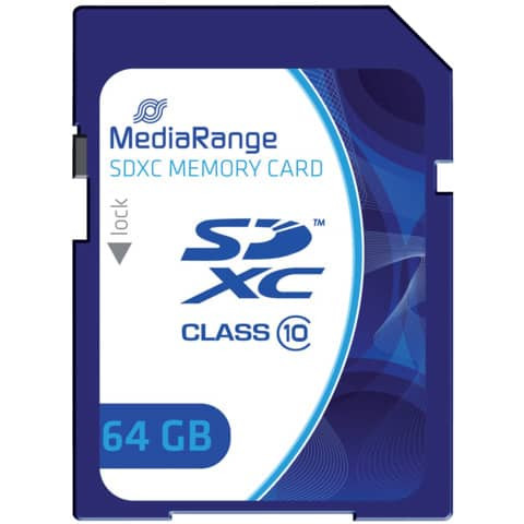 Speicherkarte Memorycard SDHC MEDIARANGE MR965 64GB