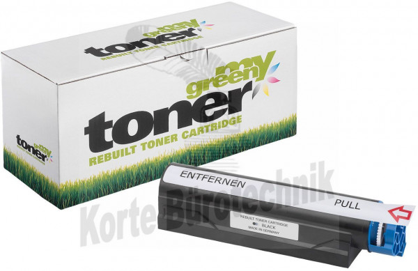 my green toner Toner-Kit schwarz (181214) ersetzt 44574702