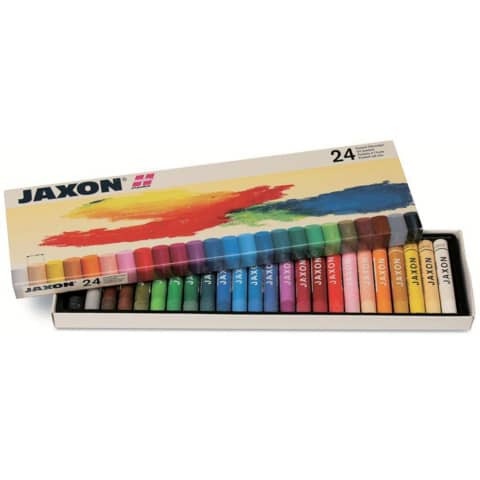 Pastell-Ölkreide sort. JAXON 47424 24er-Et