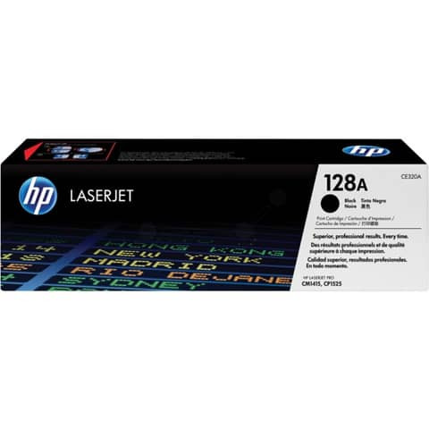 Original HP Toner schwarz (CE320A,128A,128ABlisterkarte,128ABLACK,NO128A,NO128ABlisterkarte,NO128ABL