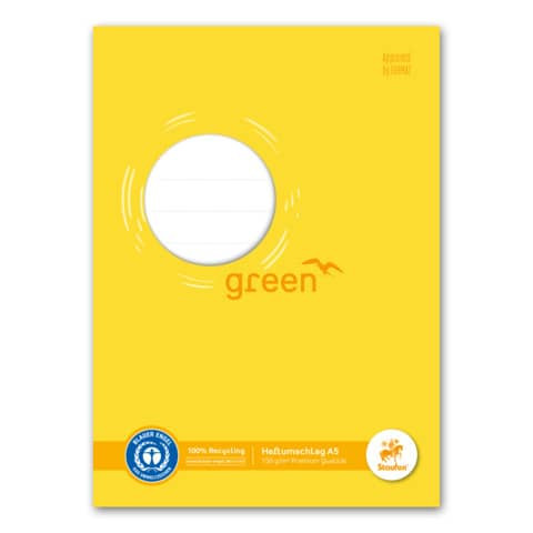 Heftschoner A5 150g gelb Recyclingpapier STAUFEN GREEN 794004508