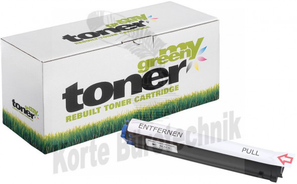 my green toner Toner-Kit schwarz (180101) ersetzt 43502302