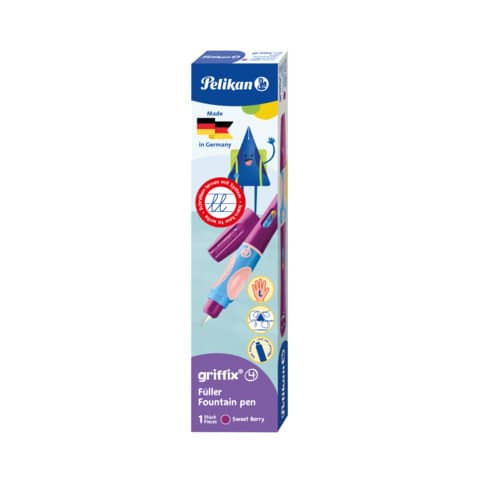 Patronenfüller griffix® sweet berry Faltschachtel links PELIKAN