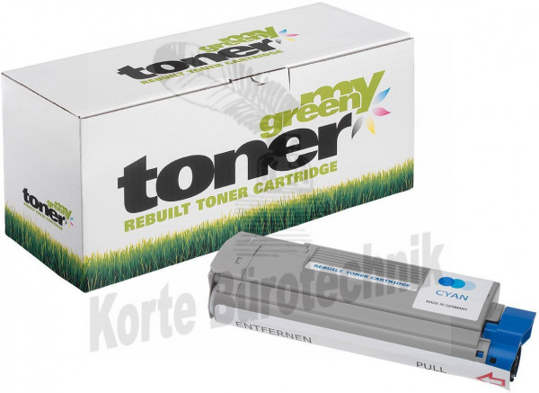 my green toner Toner-Kit cyan (180392) ersetzt 43865723